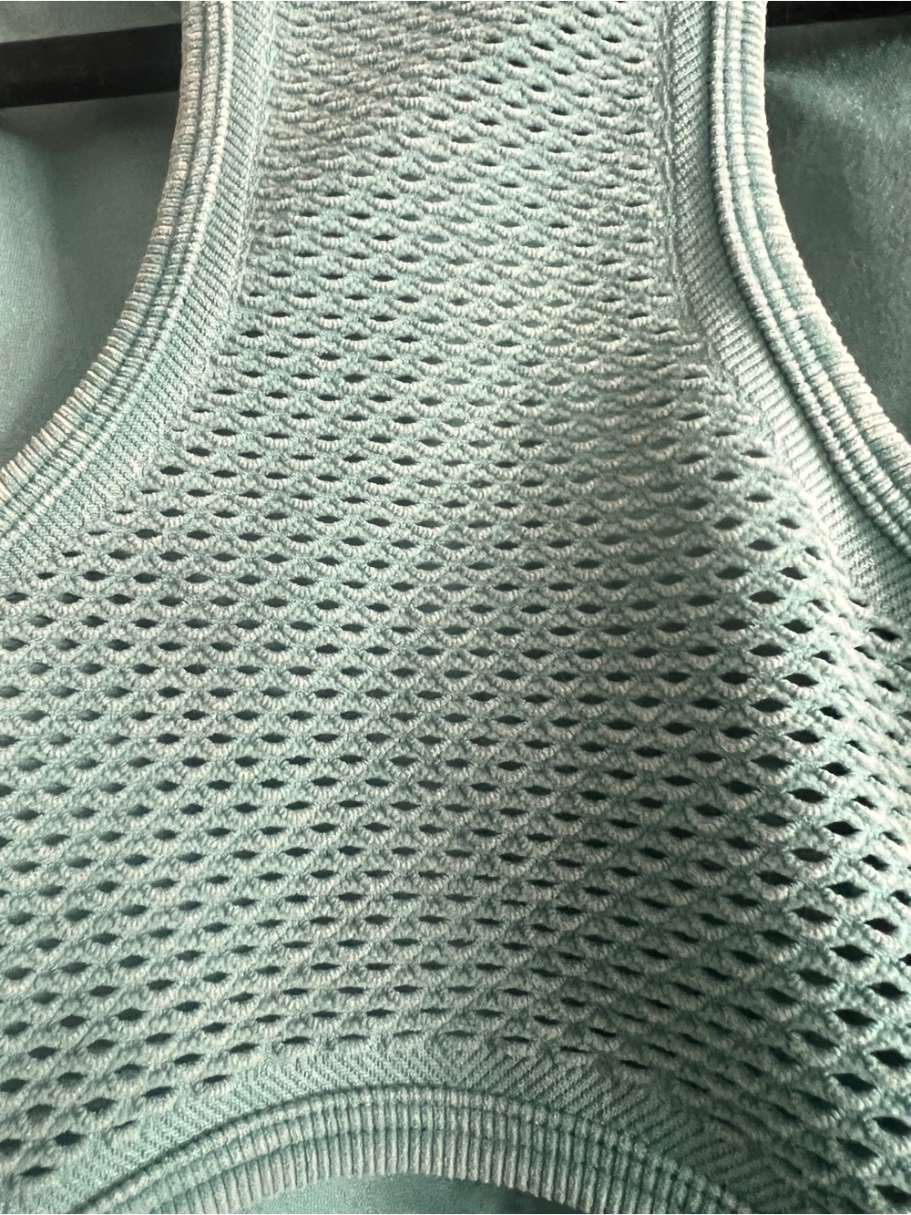 JoyLab Aqua Green Mesh-Detail Athletic Shorts Set - Picture 3 of 3